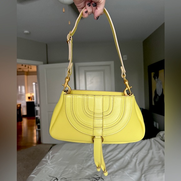 Chloé Marcie Leather Shoulder Bag - Picture 1 of 7